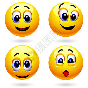 笑脸欢乐孩子喜悦表情夹子团体符号舌头享受微笑图片