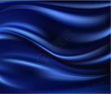摘要矢量纹理 蓝丝绸绘画插图贵族波纹织物艺术材料蓝色数字化热情图片