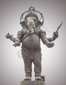 印度神 加纳尼沙齿轮宗教上帝信仰吉祥雕像象牙天堂描写眼睛图片