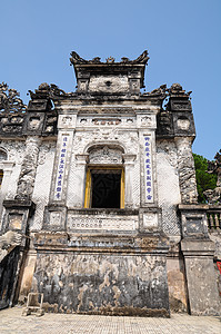 皇帝凯丁之墓 越南休埃贵族旅行旅游王朝国家石头纪念碑色调国王历史图片