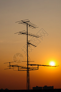 家居电视天线频率电缆器具金属触角编程电气天空信号娱乐图片