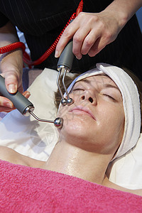面部治疗化妆品冲动温泉电极卫生女性电流美容美容师药品图片