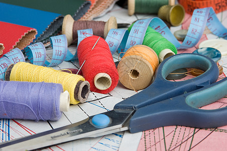 缝纫用品手工纺织品织物宏观统治者针线活维修环形工具测量图片