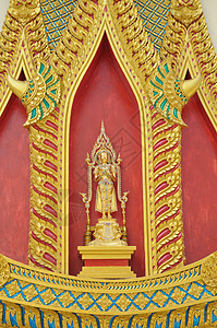 泰国寺庙墙上的雕刻物文化绘画风格装饰佛教徒地面艺术场地宗教墙纸图片