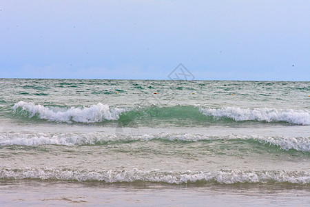 沙滩和热带海假期阳光旅行墙纸天空地平线季节蓝色天堂海洋图片