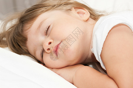 睡着的小女孩儿童女儿育儿乐趣快乐睡眠生活孩子时间童年图片