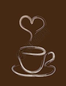 咖啡饮料金子杯子棕色熟食背景图片