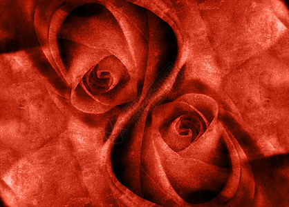 垃圾背景黑色梦幻夫妻噪音艺术红色玫瑰图片