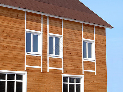 新家窗户房子天空住宅农村财产住所木板国家建筑图片