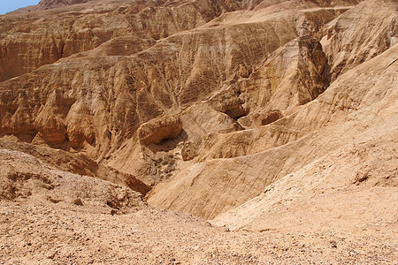 沙漠峡谷内盖夫侵蚀柱子雕塑雕刻橙子岩石山沟墙壁风景图片