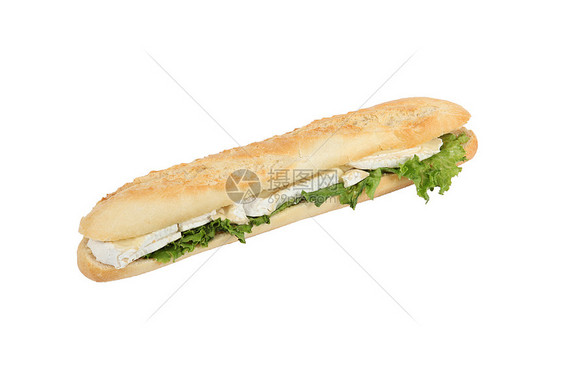 长包面包三明治图片