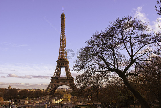 特罗卡德罗的 Eiffel 观景旅行建筑学假期日落历史首都景观日出金属旅游图片