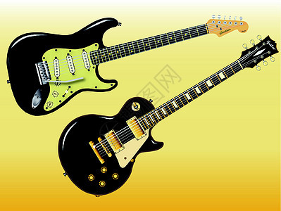 吉他巨人线圈乐器蓝调电气脖子身体音乐字符串岩石黑色图片