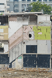 旧墙抽象背景古董石头建筑学窗户绘画诊断建筑废墟艺术城市图片