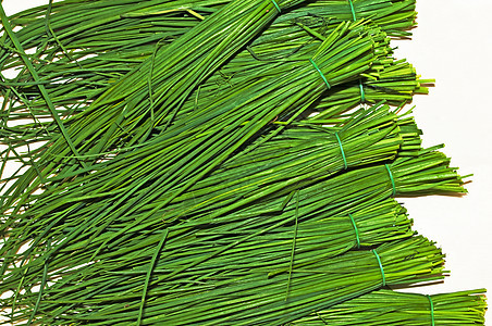 点线市场草本厨房草本植物绿色大葱香料烹饪背景图片