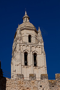 塞戈维亚大教堂工艺国家建筑石头旅行寺庙巅峰圆顶艺术教会图片