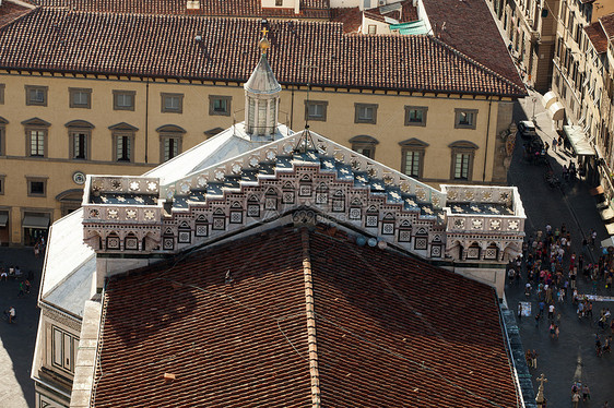 佛罗伦萨的观景城市建筑学天使大教堂圆顶街道教会天炉场景地标图片