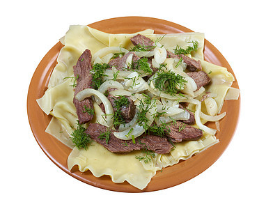 贝什巴马羊肉美食洋葱餐厅香料盘子文化面条牛肉用餐图片