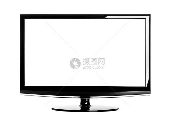 Lcd 电视娱乐纯平监视器液体屏幕电子产品宽屏播送薄膜框架图片