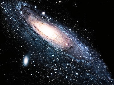 宇宙中的螺旋星系图片