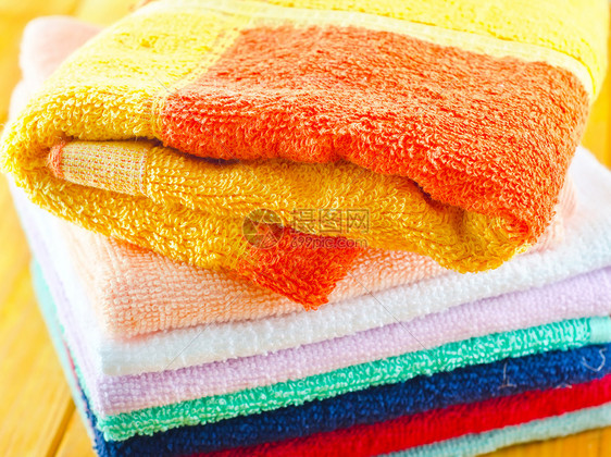 彩色毛巾吸水性材料纤维纺织品面巾地毯洗澡酒店吸收织物图片