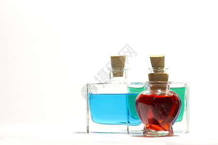 颜色液体蓝色瓶子芳香生物厨房教育化学品药品烧瓶香气图片