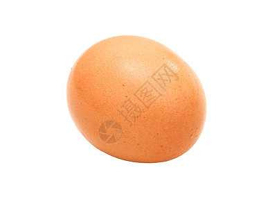 白色背景的鸡蛋密闭杂货项目市场剪裁圆形家禽商品产品食品营养图片