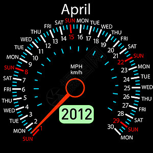 2012年全天候速计车载量为矢量 4月图片