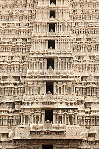 蒂鲁万纳马莱 泰米尔纳德邦 印度神话雕塑雕像宗教宽慰雕刻上帝寺庙图片