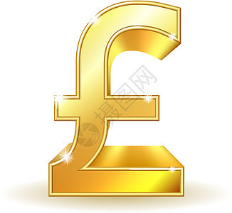 黄金印记英镑货币图片