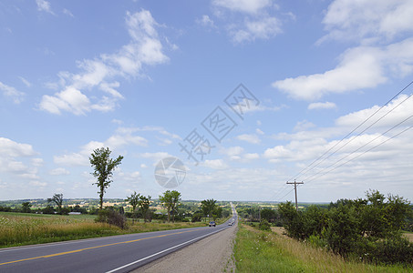 加拿大加拿大高速公路碎石爬坡下坡天空岩石白色砂砾上坡蓝色黄色图片