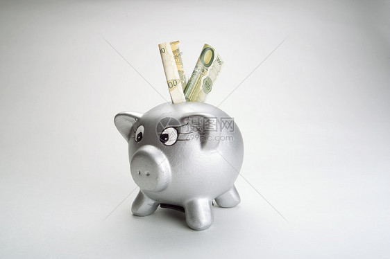 养猪银行使者财务计算器货币经济好运红色免费现金钥匙图片
