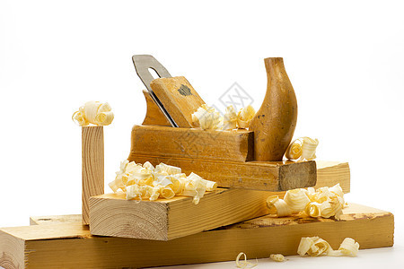 木板松树作坊长椅刀刃木材硬木卷曲工作木工商业图片