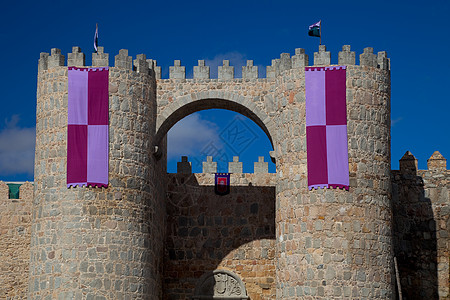 阿维拉长城力量旅游地标景观历史性国家边界建筑建筑学城堡图片