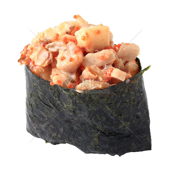 香料寿司美食鳗鱼情调宏观芝麻食物小吃异国午餐熏制图片