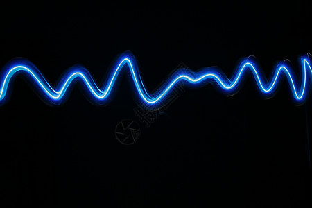 蓝光线条艺术蓝色活力波浪漩涡墙纸曲线插图运动图片