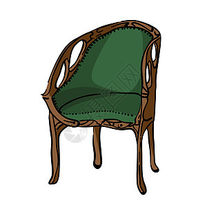 1900年风格 装饰的手椅图片