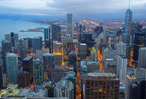 芝加哥建筑学海岸海岸线地标天际建筑物城市市中心摩天大楼天空图片