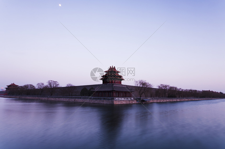 紫禁城市皇家蓝色皇帝建筑旅游文化遗产皇宫反射日落吸引力高清图片下载-正版图片321027234-摄图网
