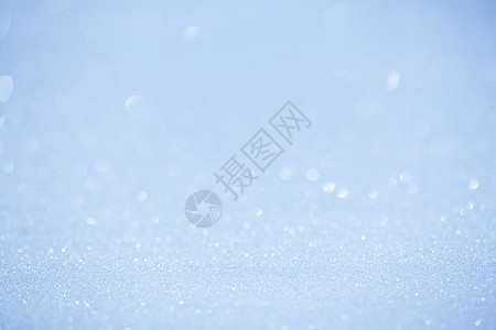 闪耀的雪雪童话火花雪花冰晶蓝色阳光背景地毯粉雪白色图片