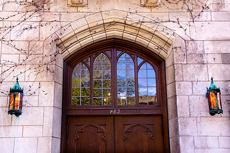耶鲁大学办公室历史性建筑学历史木头入口校园教育文化大学图片