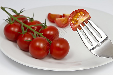 盘子上的番茄健康饮食影棚路径素食对象饮食节食活力红色工作室图片