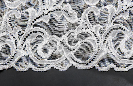 白带纺织品边界白色工艺织物裙子装饰品框架宏观亚麻图片