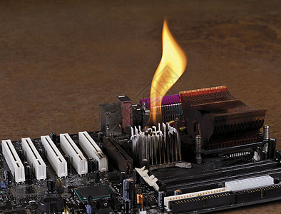 计算机板熔融热汇图片
