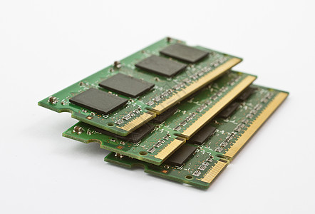 三个堆叠存储模块技术部分存储器绿色对象行业木板电脑工作卡片图片