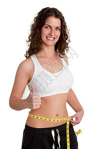 饮食时间腹肌营养腹部训练测量腰围女性减肥曲线调子图片