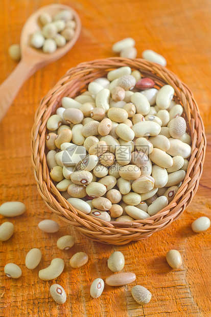 生豆白豆宏观香菜营养饮食谷物生产收成小吃食物图片
