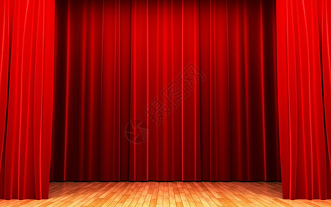 红色天鹅绒幕幕幕开场场景布料歌剧艺术气氛推介会礼堂窗帘观众织物背景图片