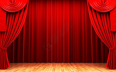 红色天鹅绒幕幕幕开场剧场行动歌剧观众艺术播音员场景织物剧院礼堂图片