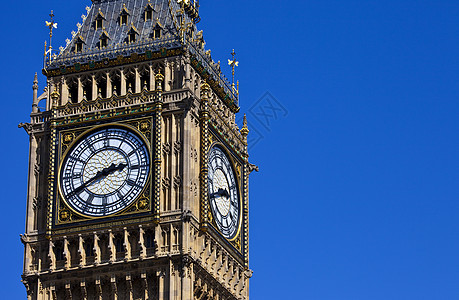 伦敦大本的时钟脸图片